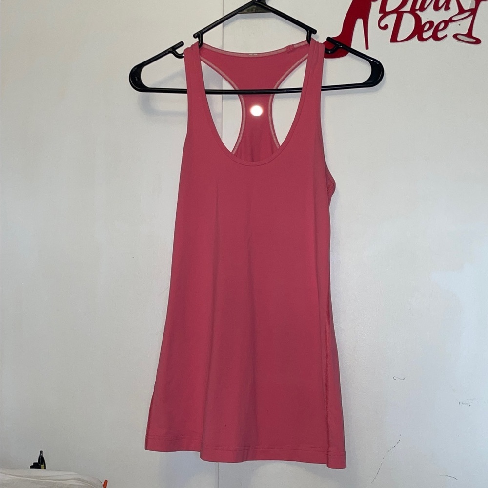 Lululemon Athletica Pink Racerback Tank Top